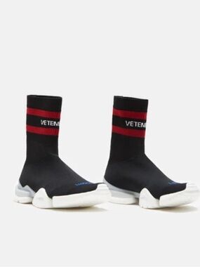 Vetements x Reebok Sock Pump High Top Sneakers 9
